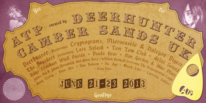 Rhys Chatham, William Basinski, Oneida, and more added to Deerhunter-curated ATP lineup