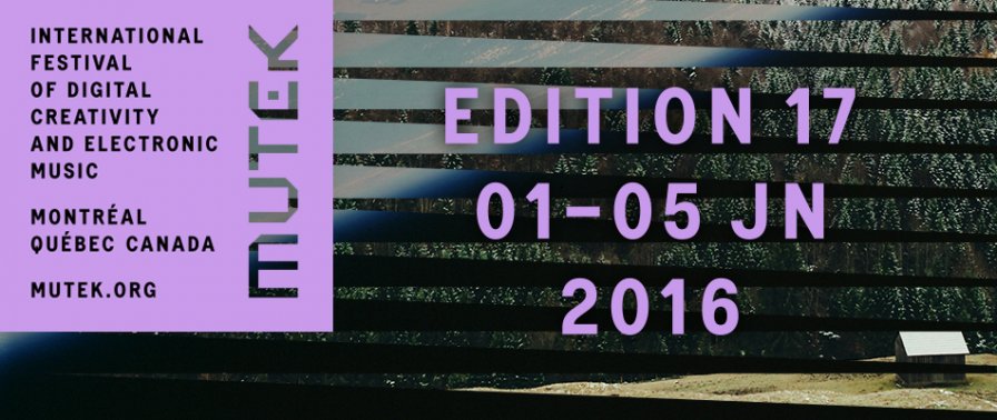 MUTEK 2016 announces initial lineup, ft. Tim Hecker, Jlin, Powell, and a badass million more