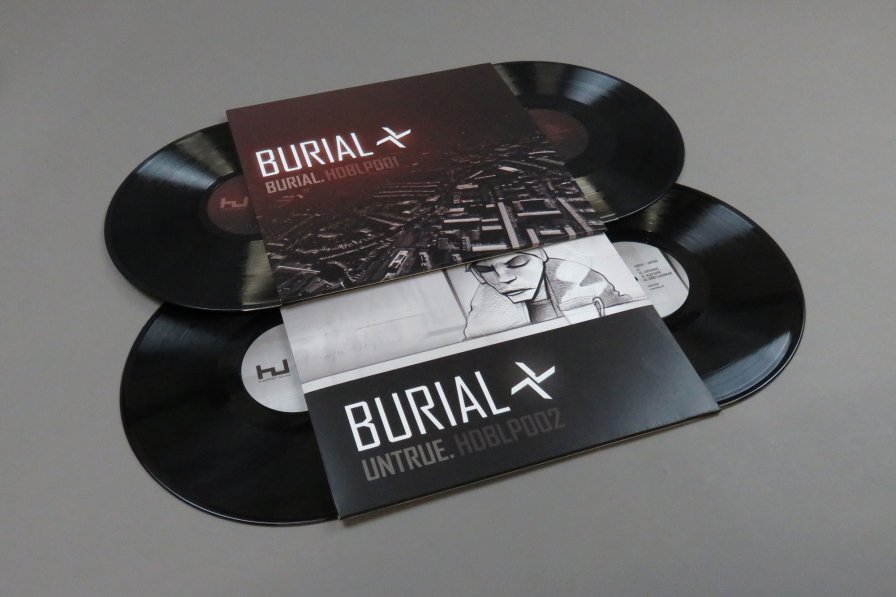 Burial albums repressed to vinyl, contain previously CD-only tracks