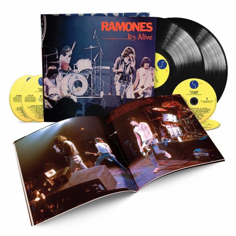 Gabba Gabba Heh? The Ramones It’s Alive: 40th Anniversary Deluxe Edition features four live recordings recorded four days apart December 1977