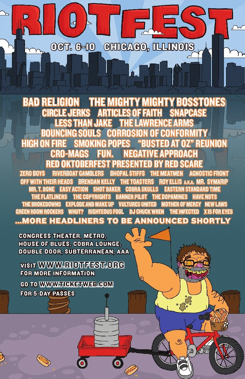 Riot Fest announces more bands, makes you feel really old