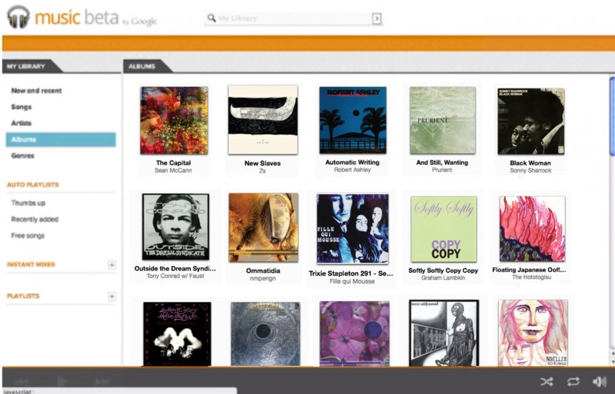 Google launches Google Music Beta without those pesky label licenses while Steve Jobs chuckles by the fire in his Louis XIV hooded chair