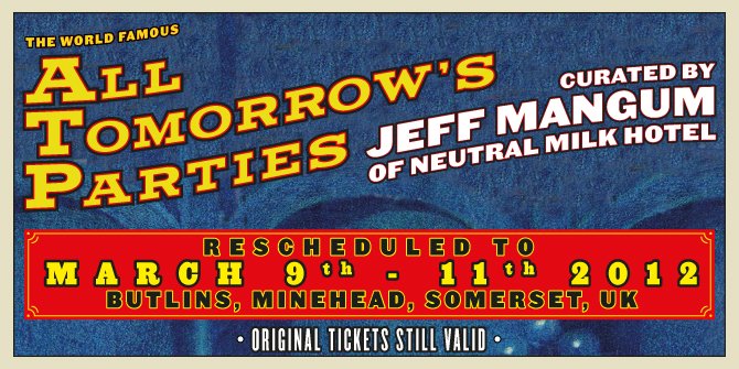 Jeff Mangum's ATP rescheduled to March 2012