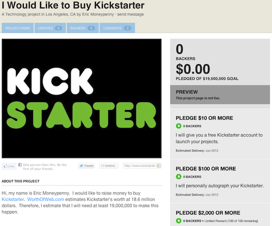 Opposite of bollocks! Kickstarter UK to launch this month